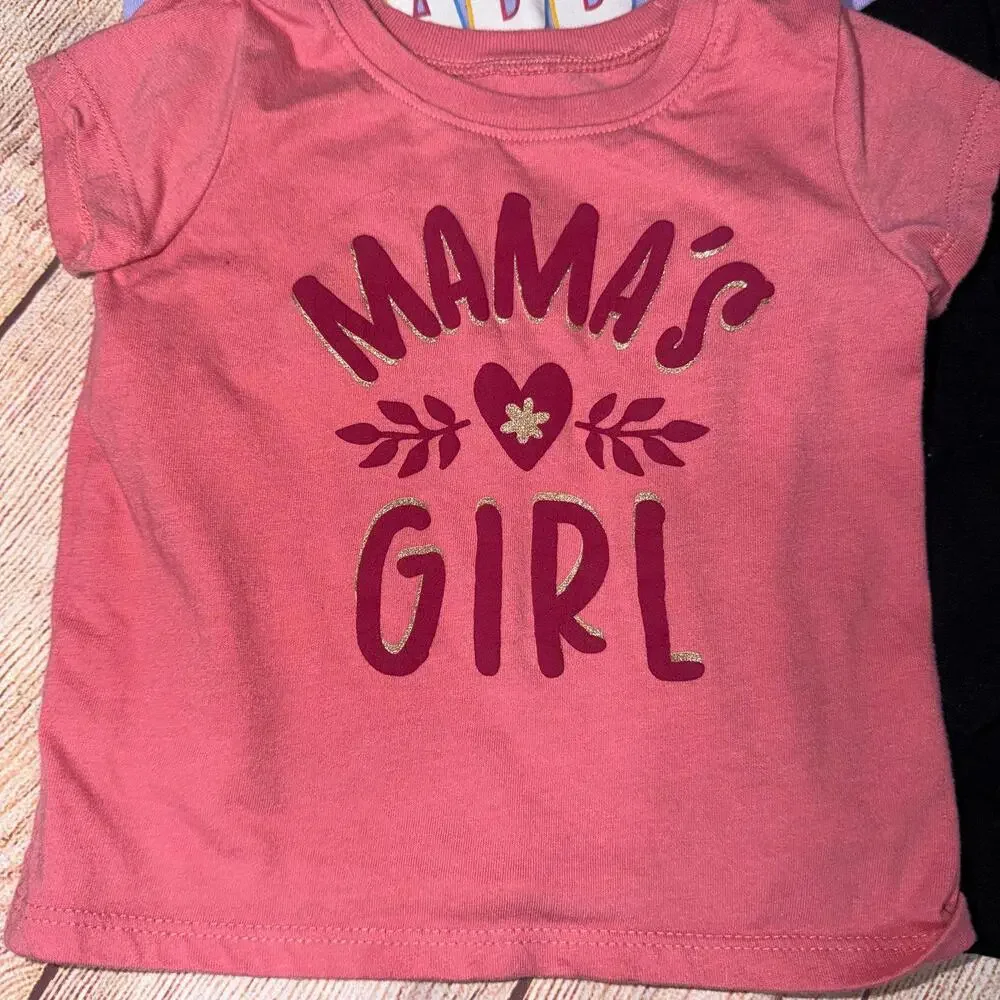 The Children's Place Girls' 12-18 Months Graphic T-Shirts Bundle